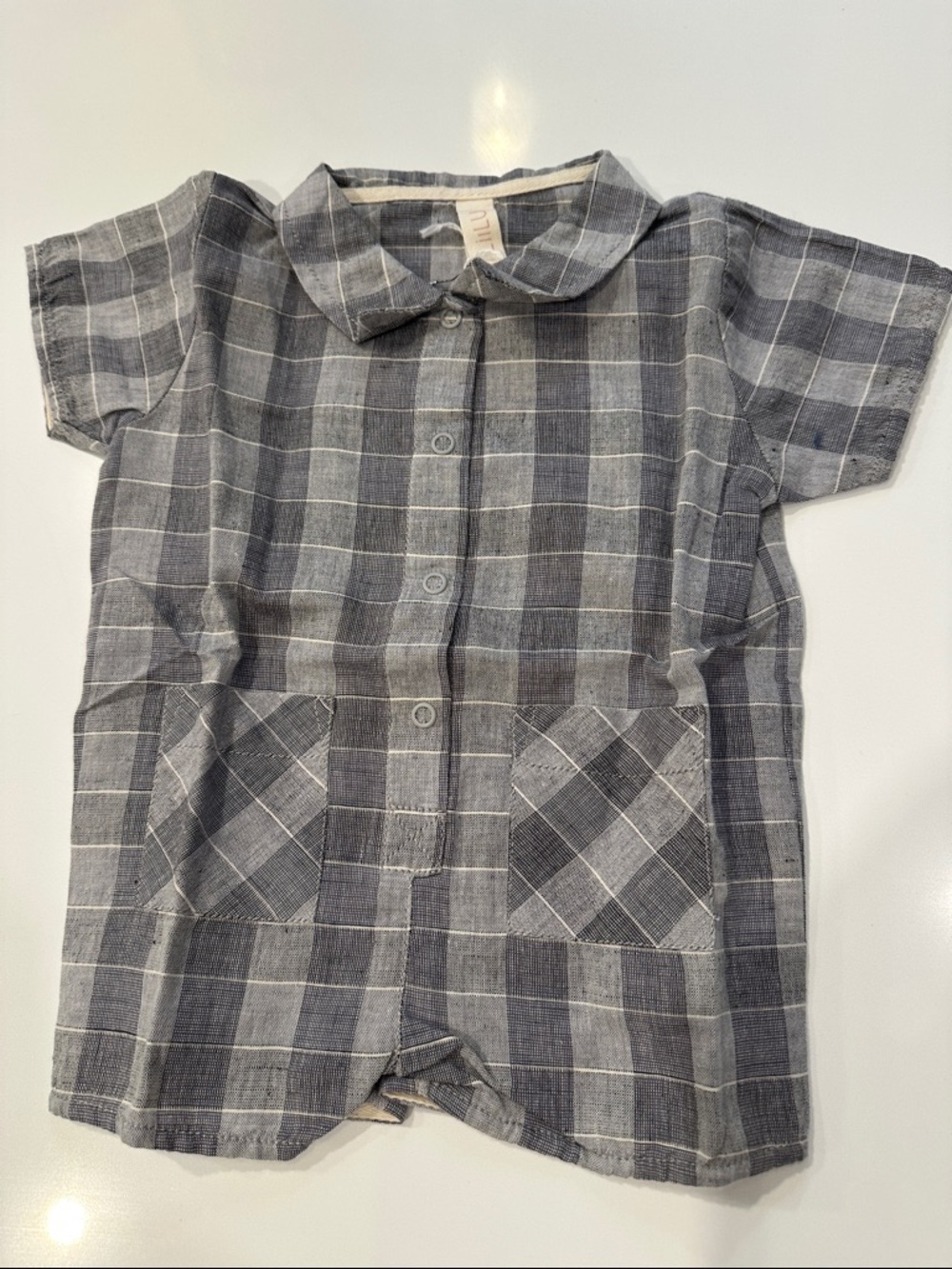 Liilu Cotton and Linen Malik‎ Romper